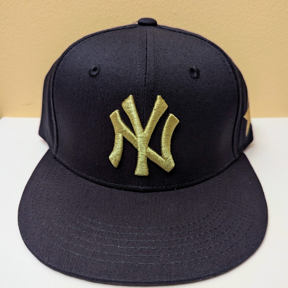 New York Yankees Hamilton Broadway Gold Baseball Cap Snapback Hat SGA 8/25/2025